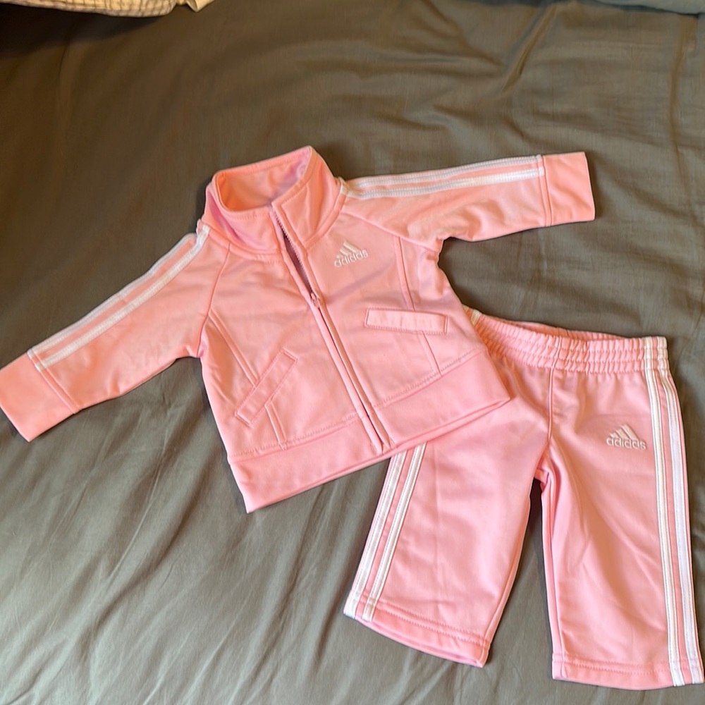 Baby girl Adidas gym outfit-new, no tags
